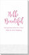 Hello Beautiful Guest Towels Image 1 of 4